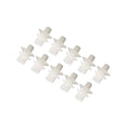 10pcs Car Bumper Mudguard Clips For Smart For Fortwo 450 451 For Cabrio Coupe Rear Bumper Clips Door Trim Panel Clip Fasteners