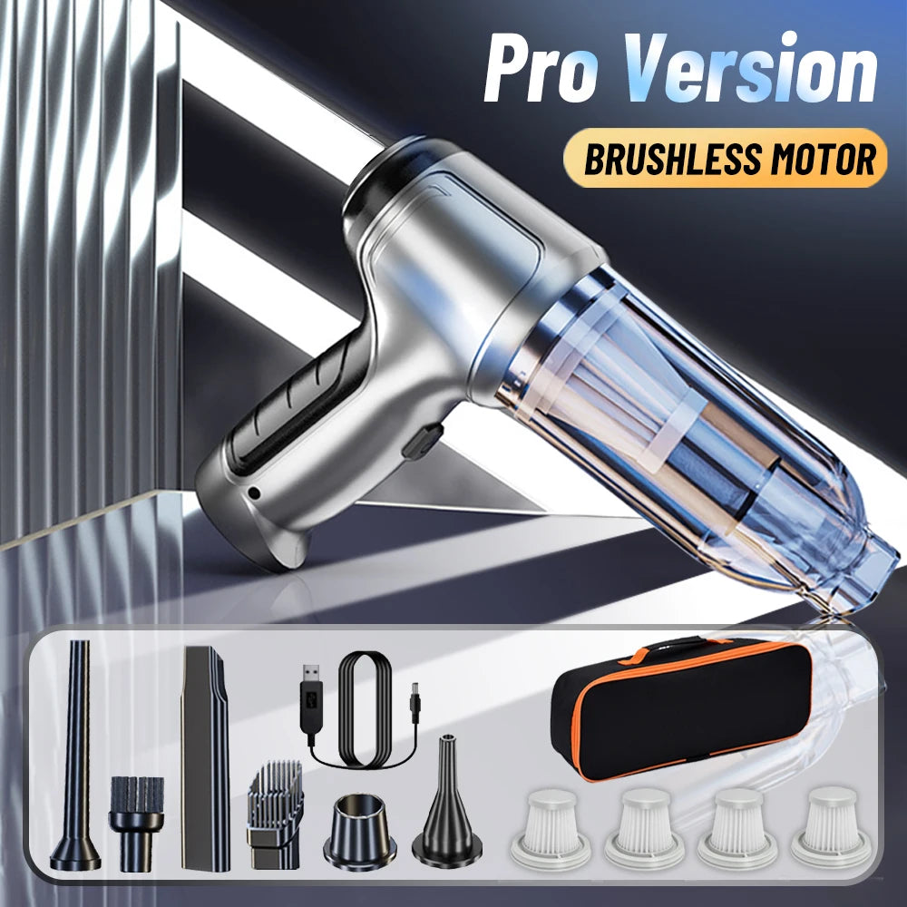 Wireless Handheld Car Vacuum Cleaner, Strong Suction for Car & Home