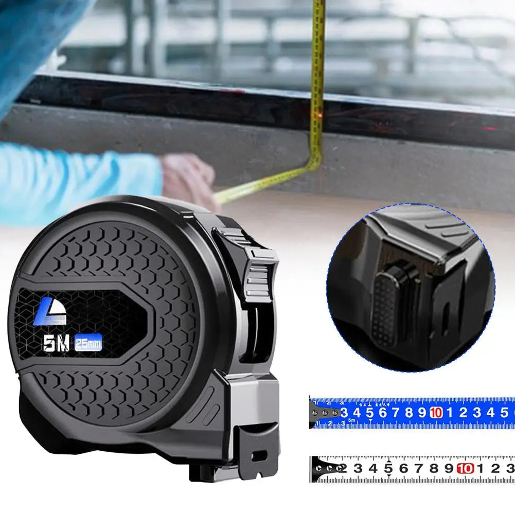 High Precision Metric Retractable Tape Measure 5/7.5/10M Woodworking Ruler