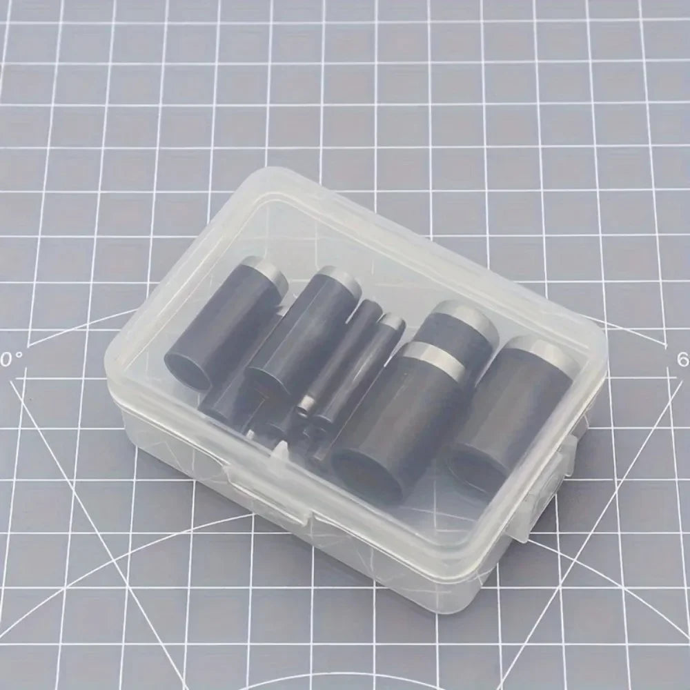 15 Sizes Round Hole Punch(1-15mm), Hollow Punch Cutter Tool Set with Storage Case, Leather Hole Punch, Leather Craft Die Cutter