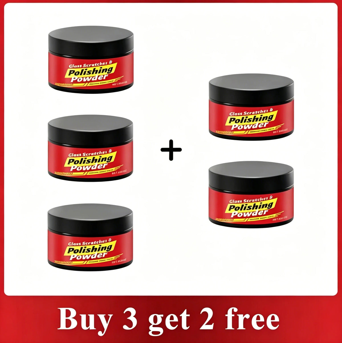 Car Glass Scratch Repair Polishing Powder for Window Surfaces