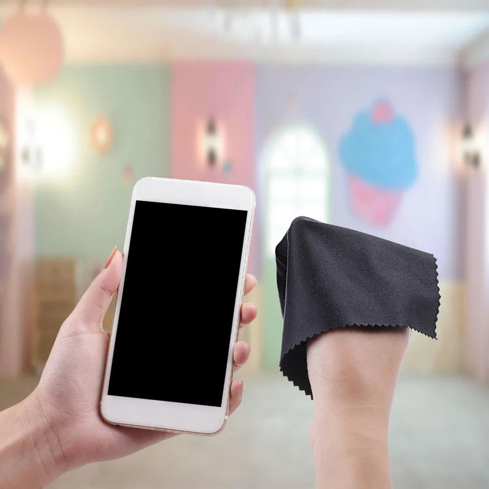 Microfiber Cleaning Cloths Premium Cloths for Phone Cleaning Glasses Lenses Screens and More