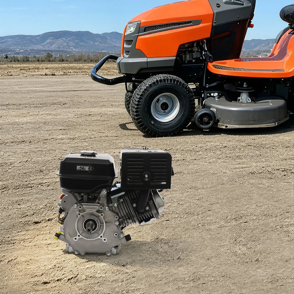 420cc 15HP Gas Engine, 4-Stroke OHV, Pull Start