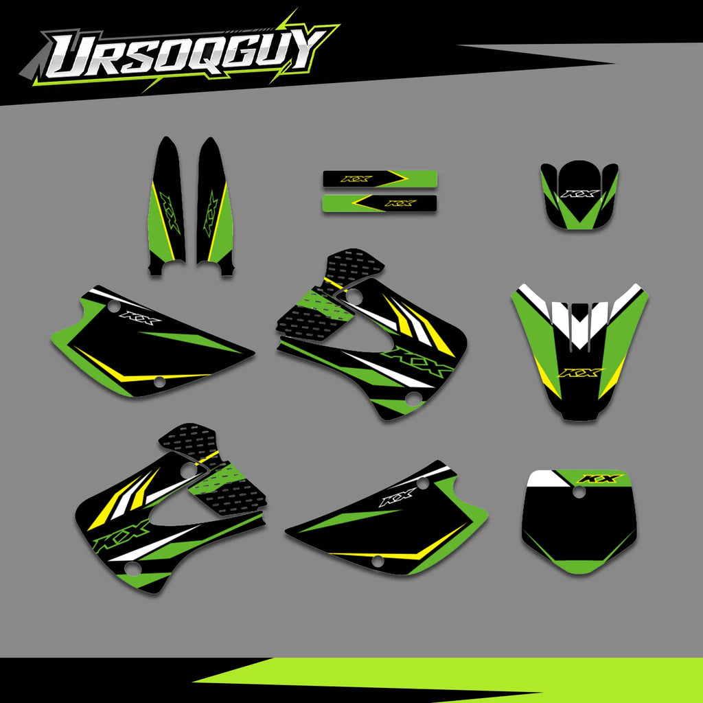Custom Graphics Decal Kit for Kawasaki KX85/KX100 1998-2013 - image 18