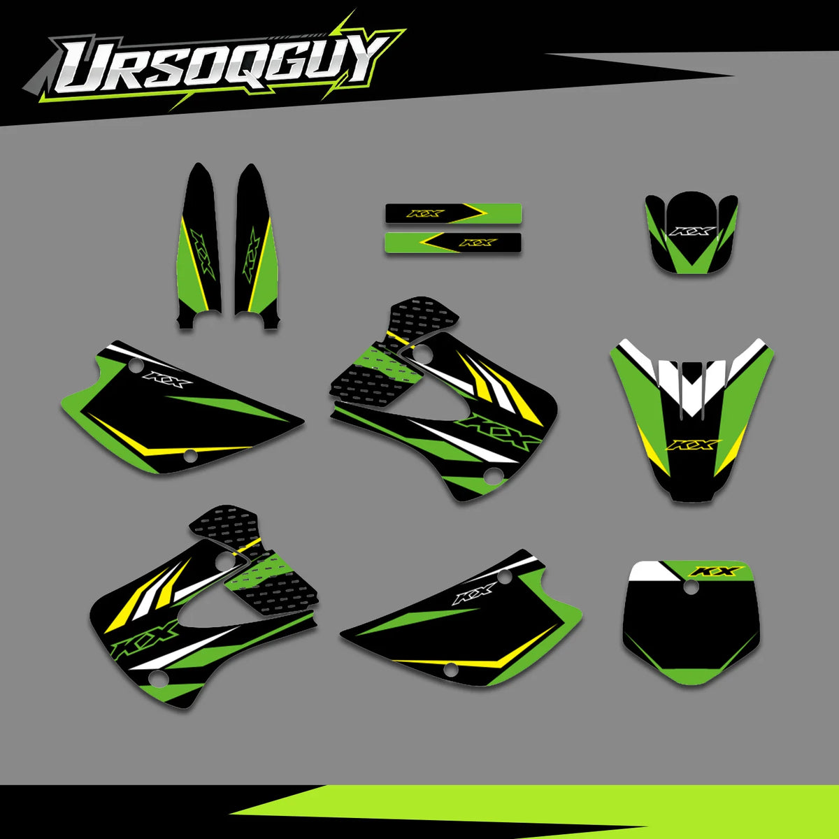 Custom Graphics Decal Kit for Kawasaki KX85/KX100 1998-2013 - image 3