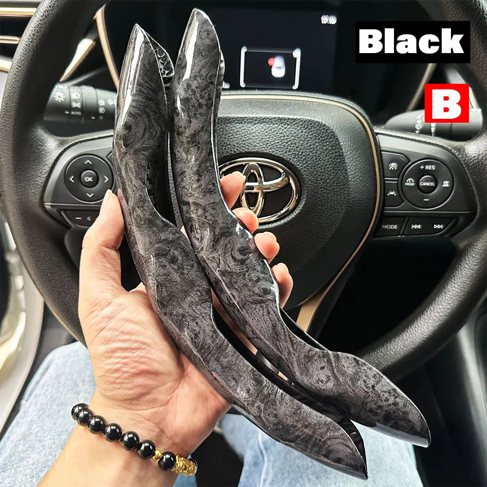 Non-Slip Steering Wheel Grip Covers, 2 pcs