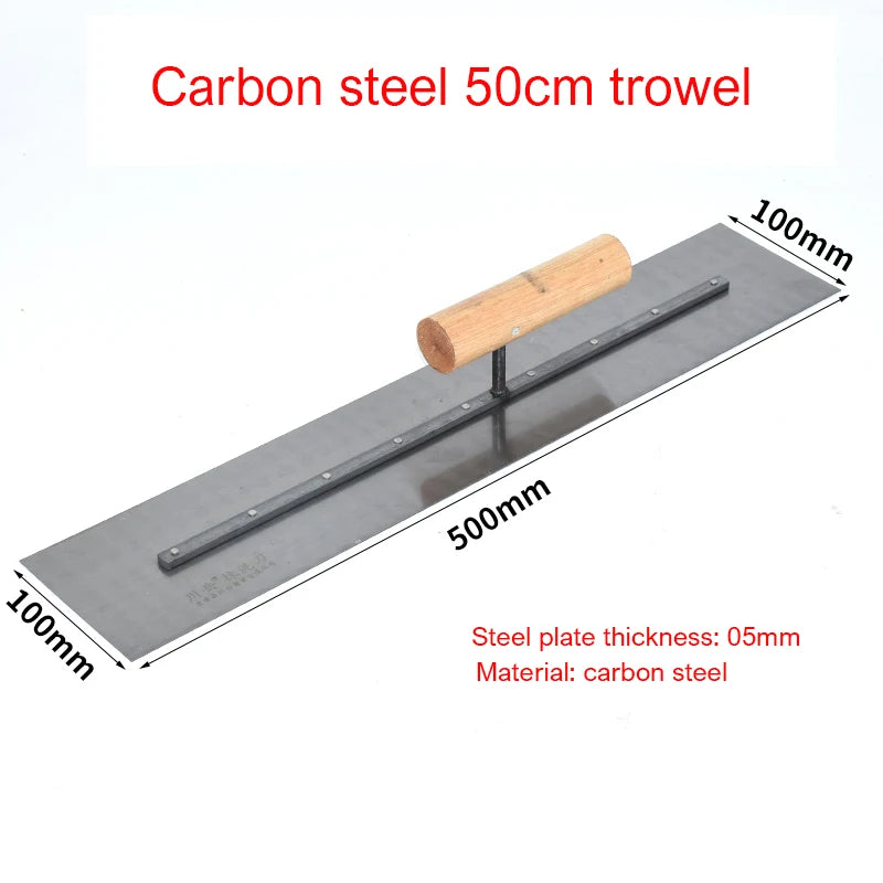Plastering Trowel Cement Trowel 50cm Extended Trowel Drywall Plastering Construction Flooring Finishing