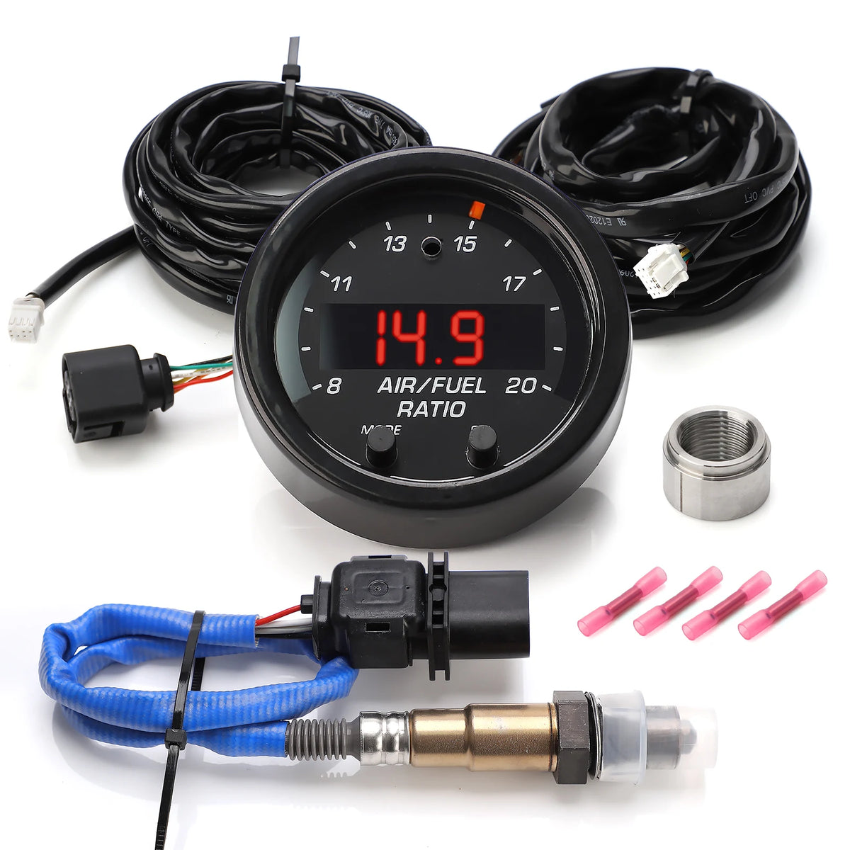 CNSPEED Wideband O2 Sensor Air Fuel Ratio Gauge Kit