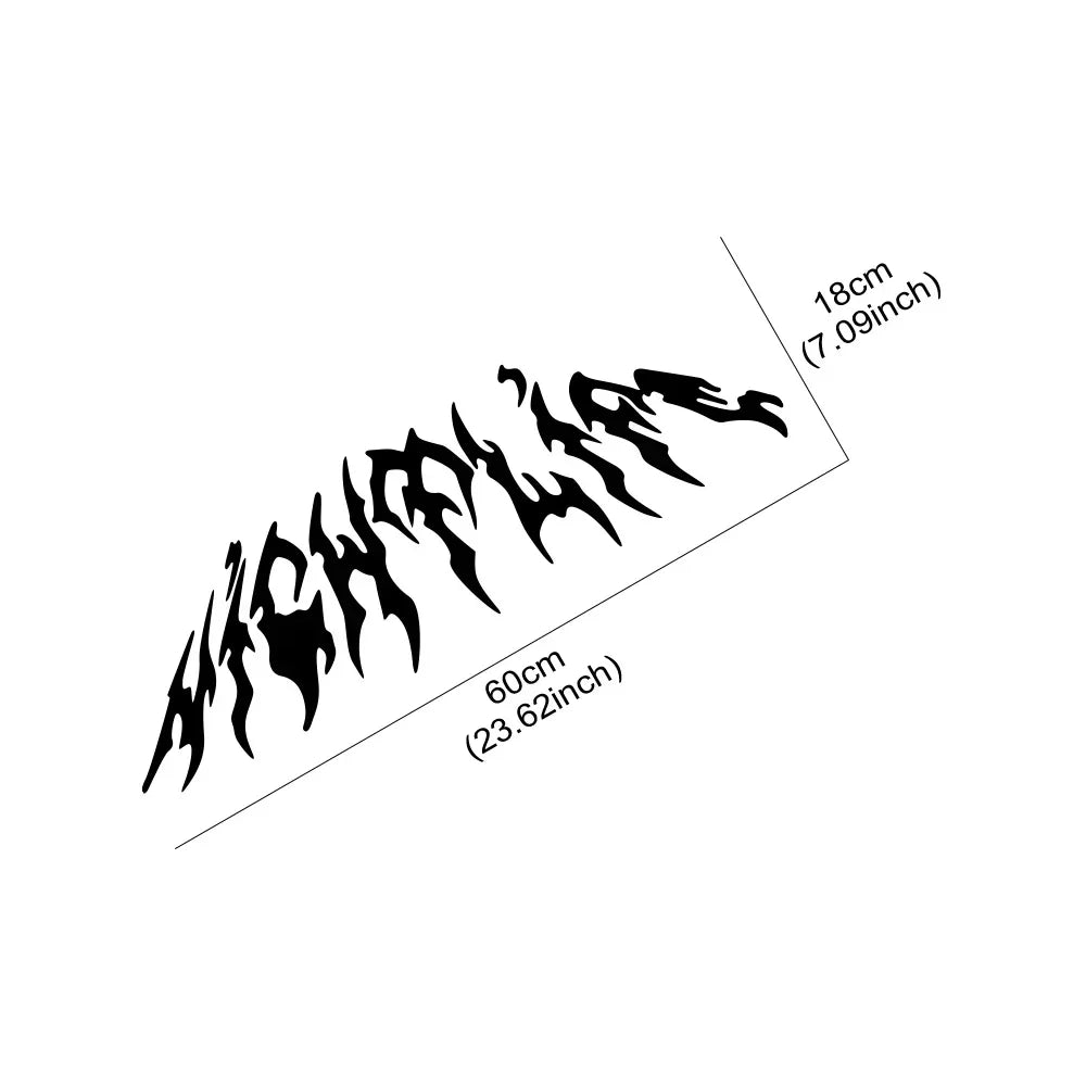 Waterproof Nightlife Car Rear Windshield Sticker Decal - image 5