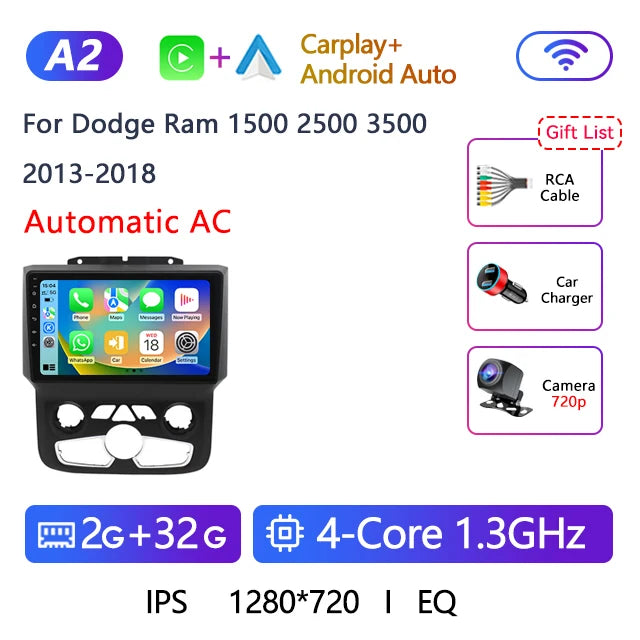 9" Android 12 Car Stereo for Dodge Ram 1500-3500, 6GB+128GB - image 46