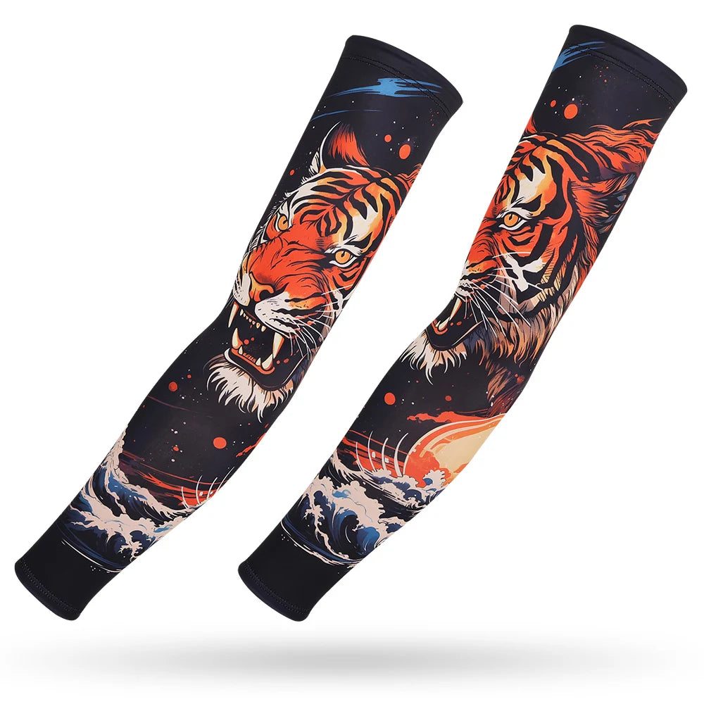 Breathable UV-Protection Tattoo Arm Sleeves - image 47