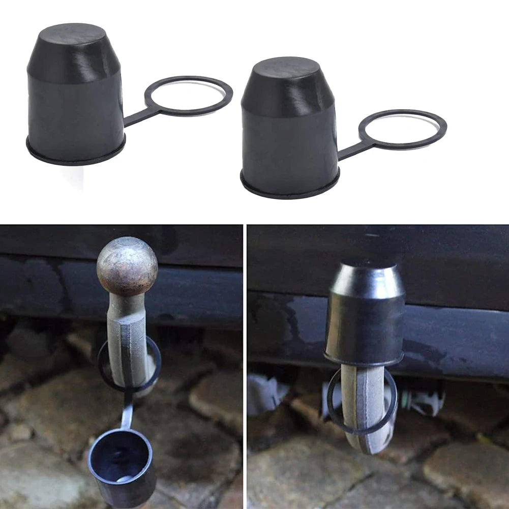 Trailer Hitch Ball Cover, Tow Ball Protective Cap, Universal, 2 Pcs