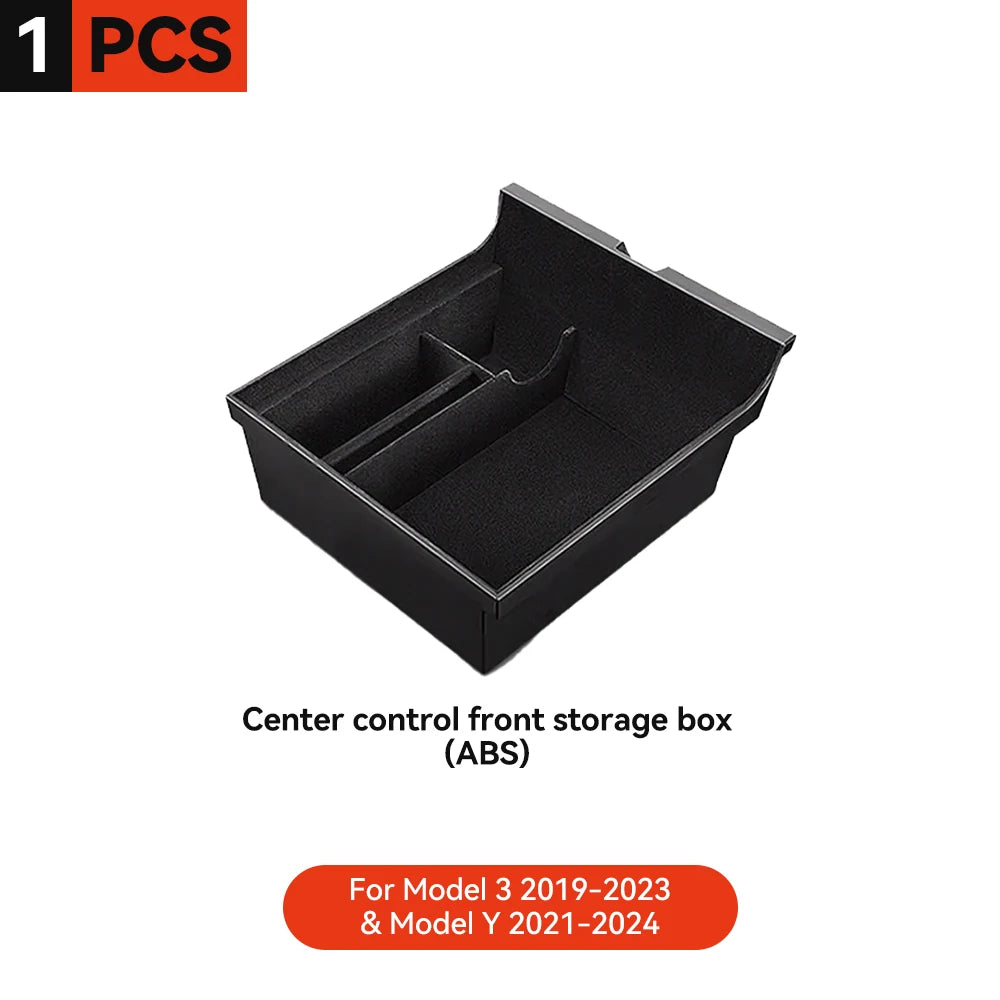 Center Console Storage Box for Tesla Model 3 and Model Y