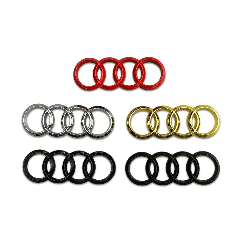 Steering Wheel Center Ring Sticker for A3 A4 A6 A7 A8 Q7 Q8 TT