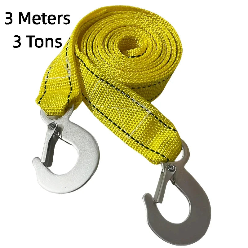 Car Tow Rope with Hooks, 3m or 4m - view 8