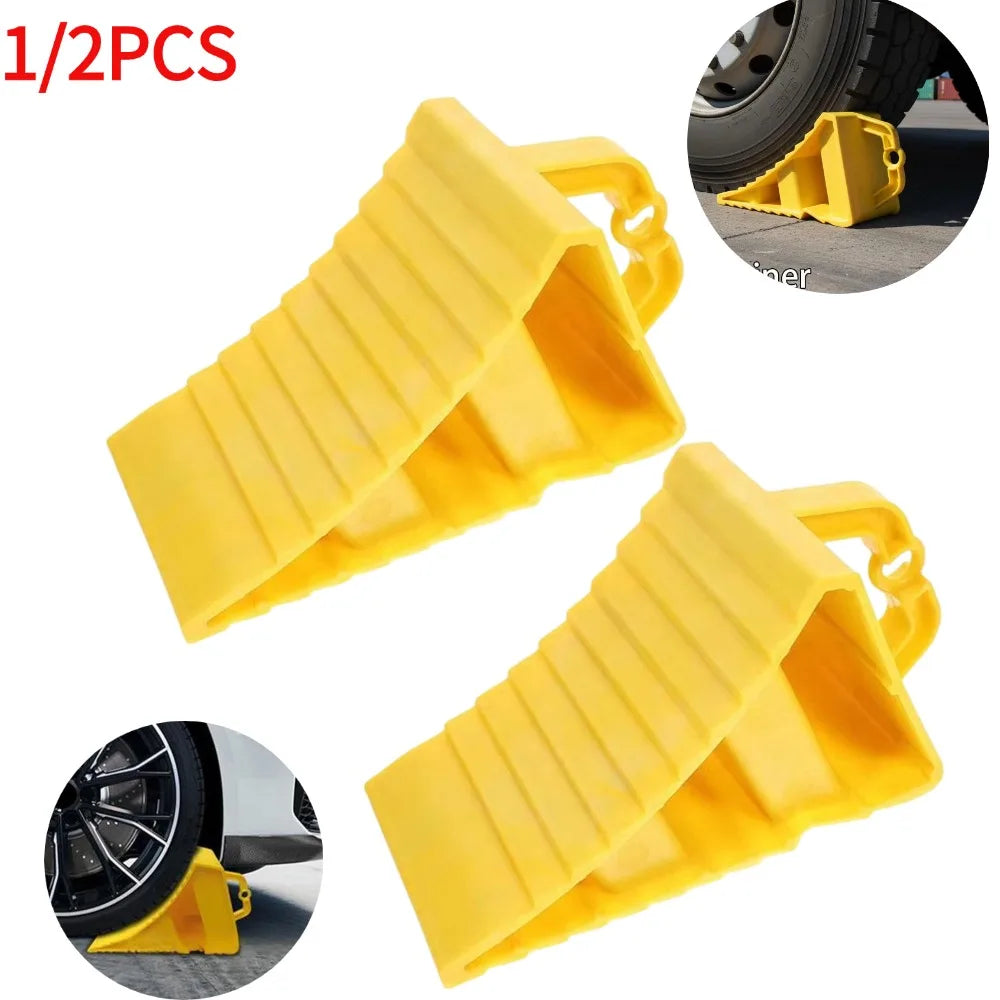 Portable Anti-Slip Wheel Chock, 1/2 Pack – RV & Trailer