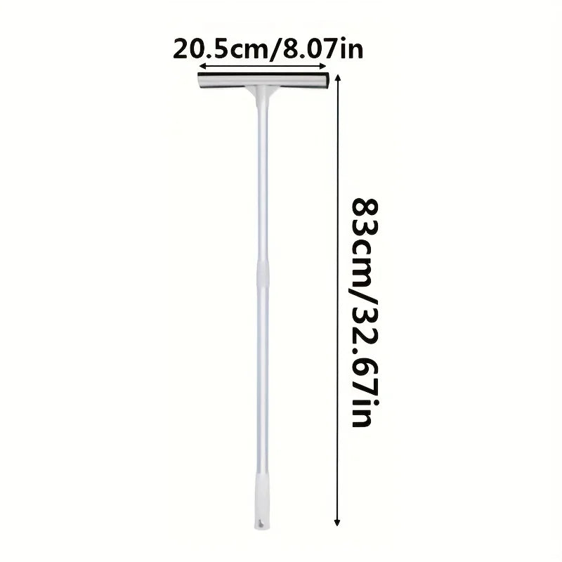 2-in-1 Retractable Pole Squeegee & Window Brush
