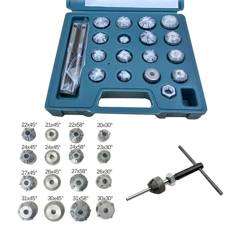 Motorcycle Valve Seat Reamer Repair Tool Kit for Honda Suzuki - image 11