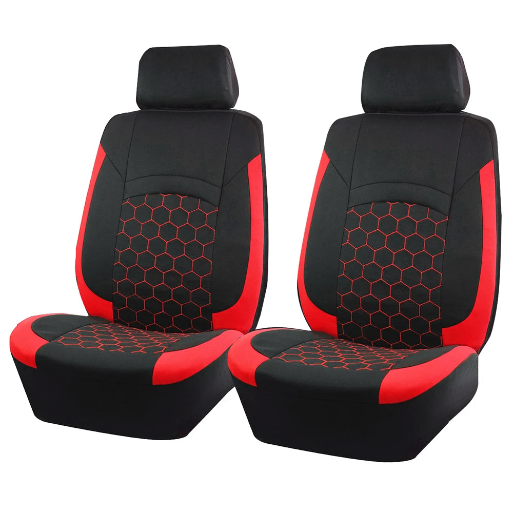 Football Embroidery Car Seat Covers, Universal Fit