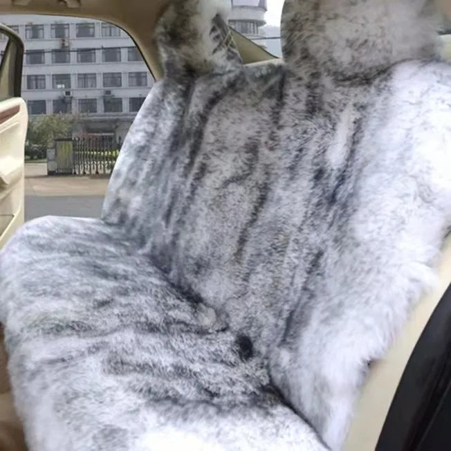 Faux Fur Plush Car Seat Cover, Universal Fit