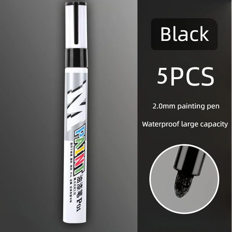 Car Touch-Up Paint Pen with Tire Tread Marker