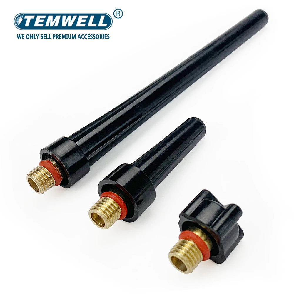 5PCS Welding Tools TIG Welding Machine Accessories WP9 WP20 TIG Welding Torch/Gun Head Short Medium Long TIG Back Cap