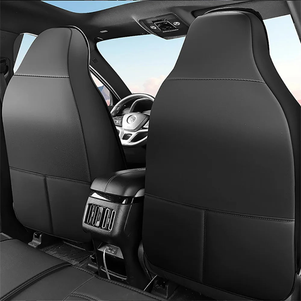 Universal 5-Seater Car Seat Cover with Integrated Headrest Cover Breathable Cushion