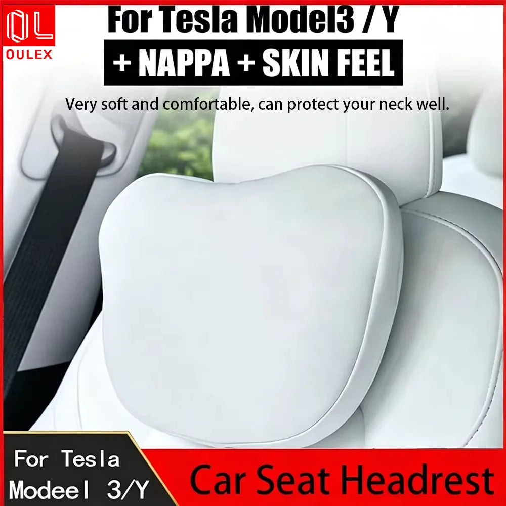 Car Headrest Neck Pillow for Model 3 and Model Y