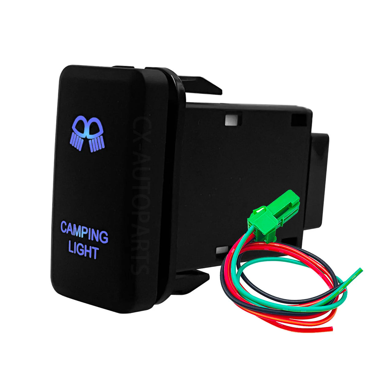 Blue LED Push Switch 12V for Toyota Tacoma, Land Cruiser, 4Runner - image 21