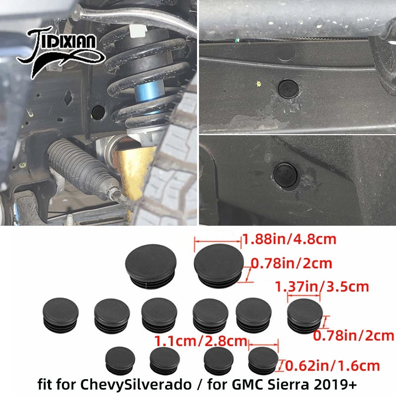 Weatherproof ABS Chassis Plugs for Chevy Silverado & GMC Sierra - image 24