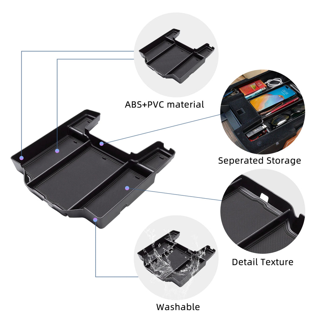 Dodge Ram 2019-2026 Center Console Armrest Storage Box Organizer - image 3