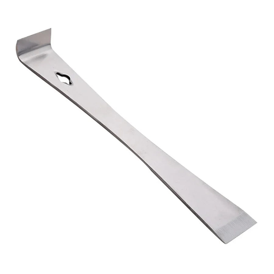1pcs Stainless Steel Pry Bar Scraper, 10 Inch Long, Pry Tool, Scraper and Pry Bar, Metal Pry Tool, Flat Pry Bar, Long Scraper