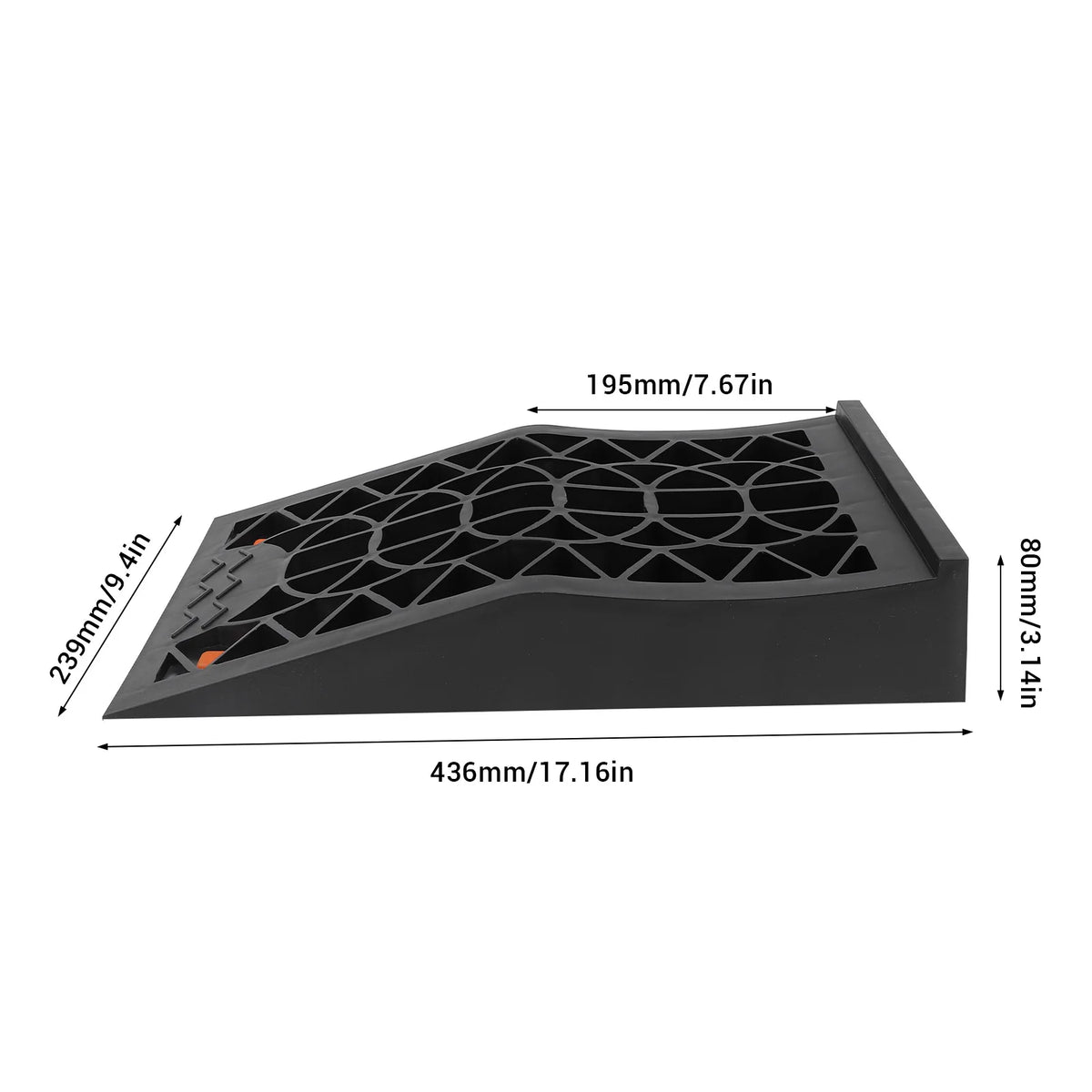 2pcs Car Ramps Low Profile Car Service Ramp 2.44in Lift Heavy Duty Tire Ramps for Vehicle Maintenance and Safe Lifting
