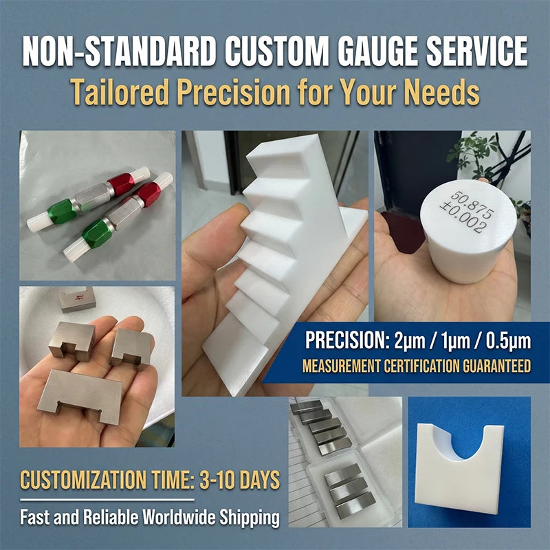 Custom Precision Gauges - Pin, Thread, Go/No-Go and Step Gauges