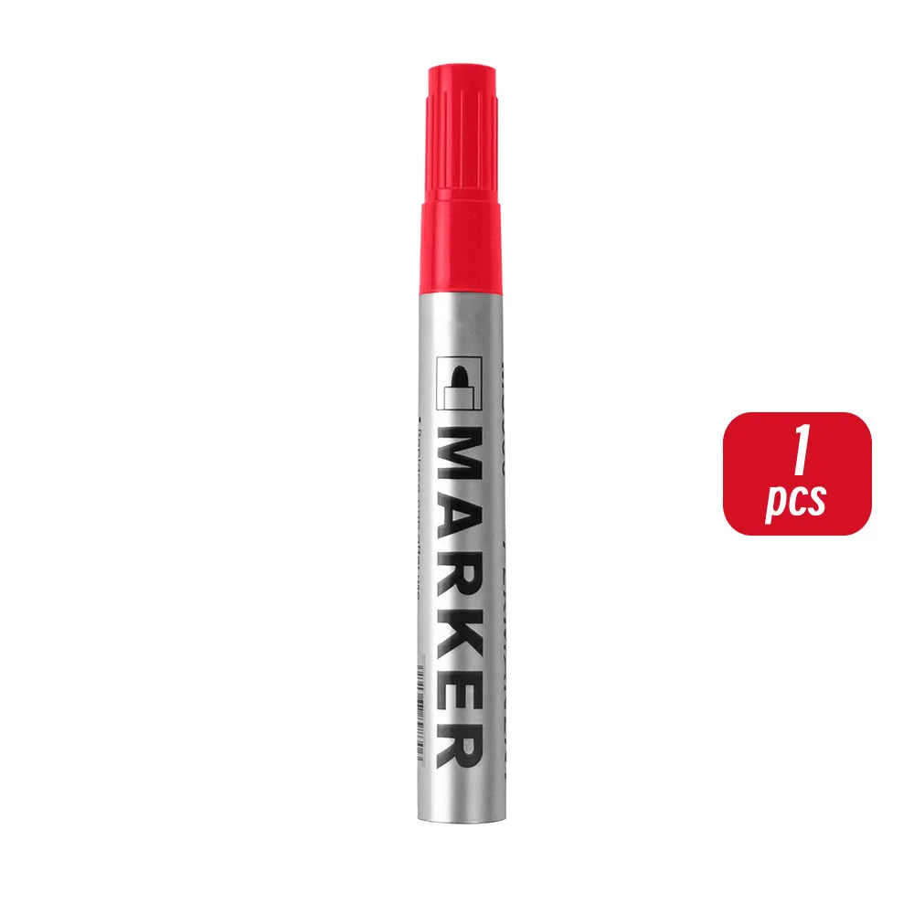 Permanent Paint Marker Pen, Waterproof Black, Quick-Drying for Tires