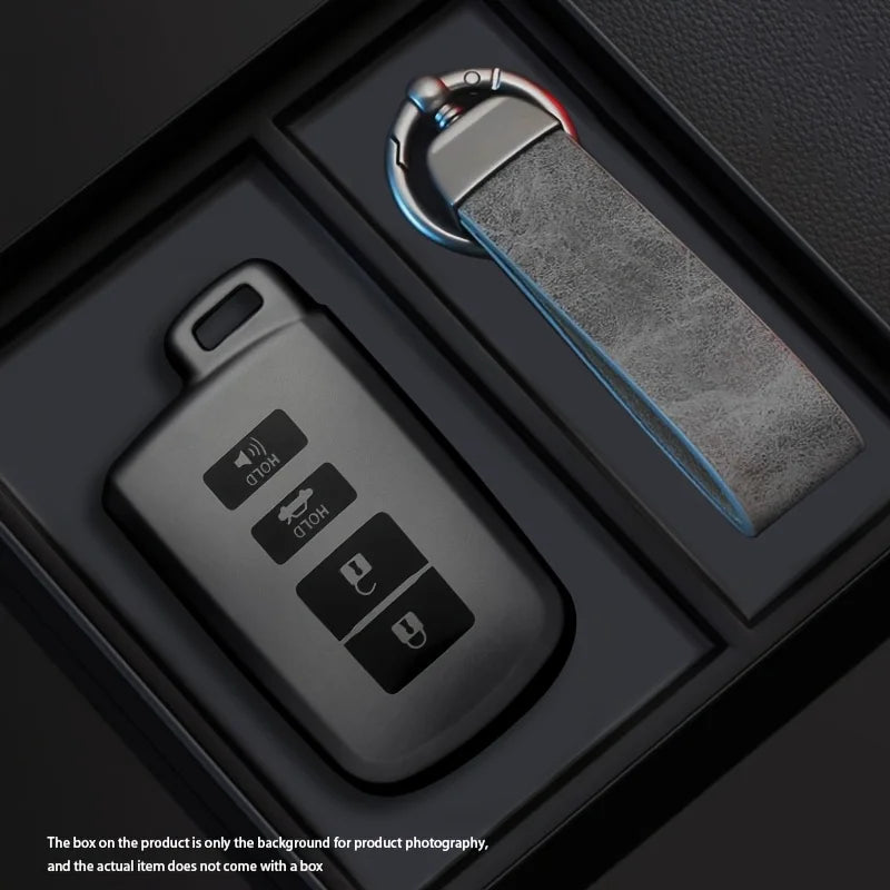 Black TPU Toyota Key Fob Cover 2015-2017 Camry Corolla RAV4 - image 3