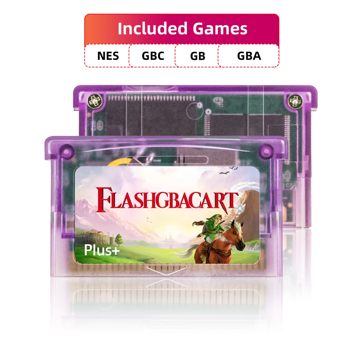 Retro GBA Rewritable Flash Cart with RTC for Game Boy Advance SP Micro