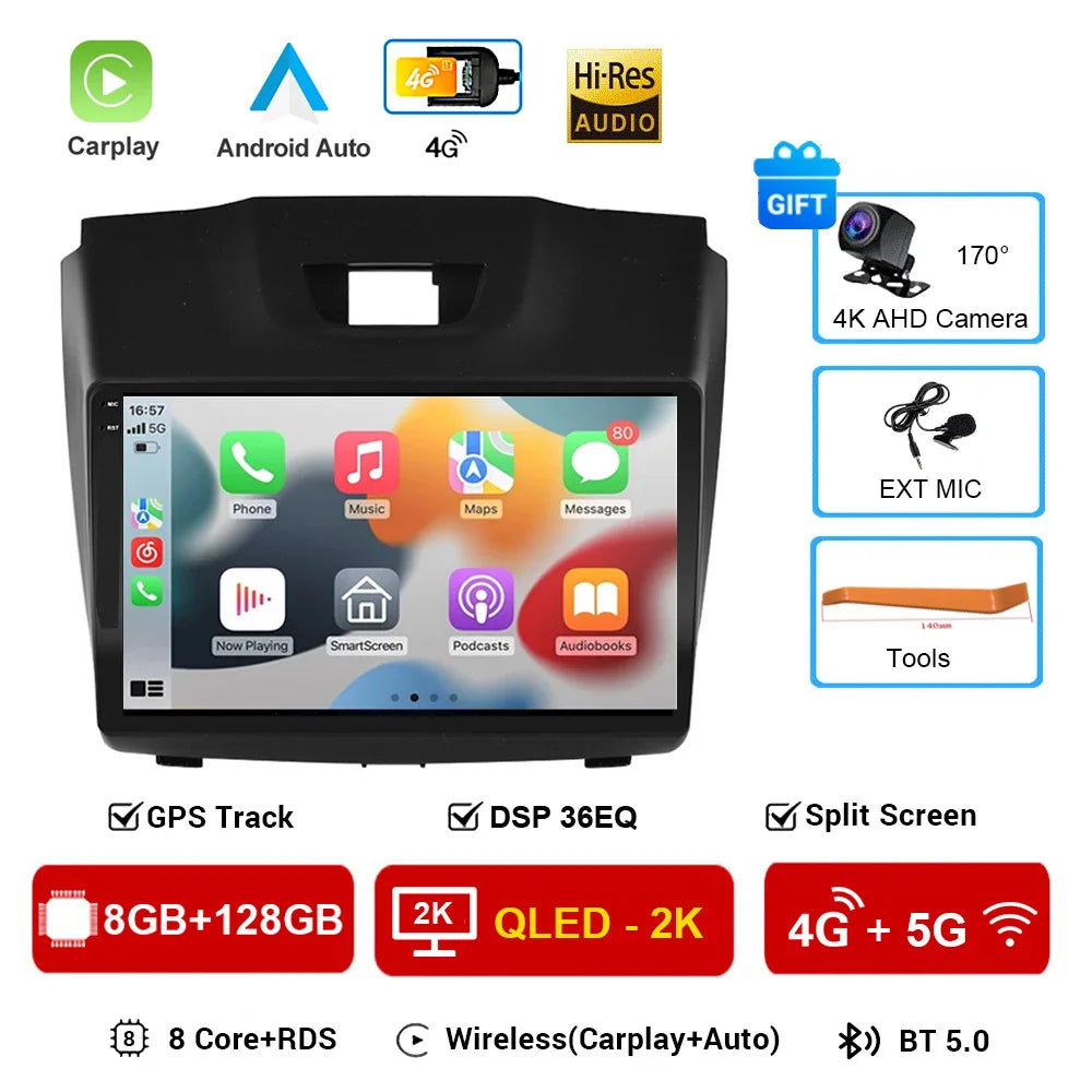 Android 16 Car Stereo for Chevy Colorado S10 Isuzu DMax GPS CarPlay - image 16