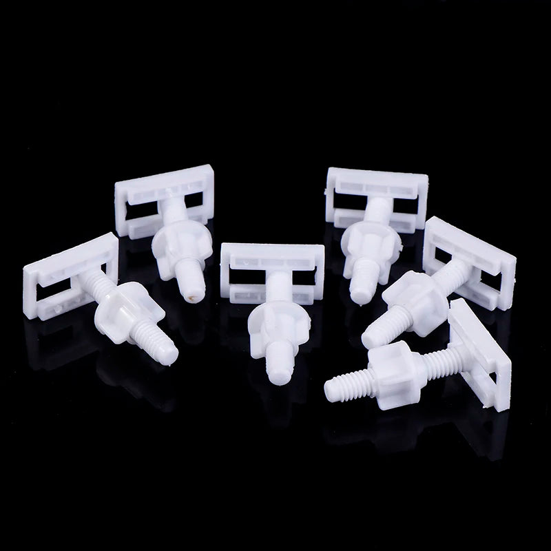 3Sets Bathroom Hardware For Toilet Lid Toilet Seat Hinges Repair Bolts Fasteners Kits Toilet Repair Tools Gasket