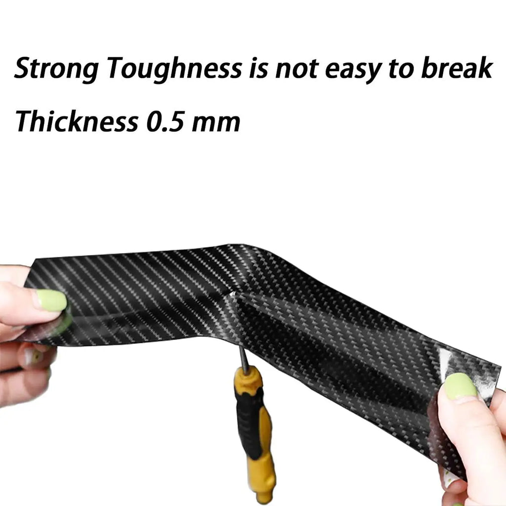 Carbon Fiber Pattern Door Edge Protector Tape, 1 to 10 m