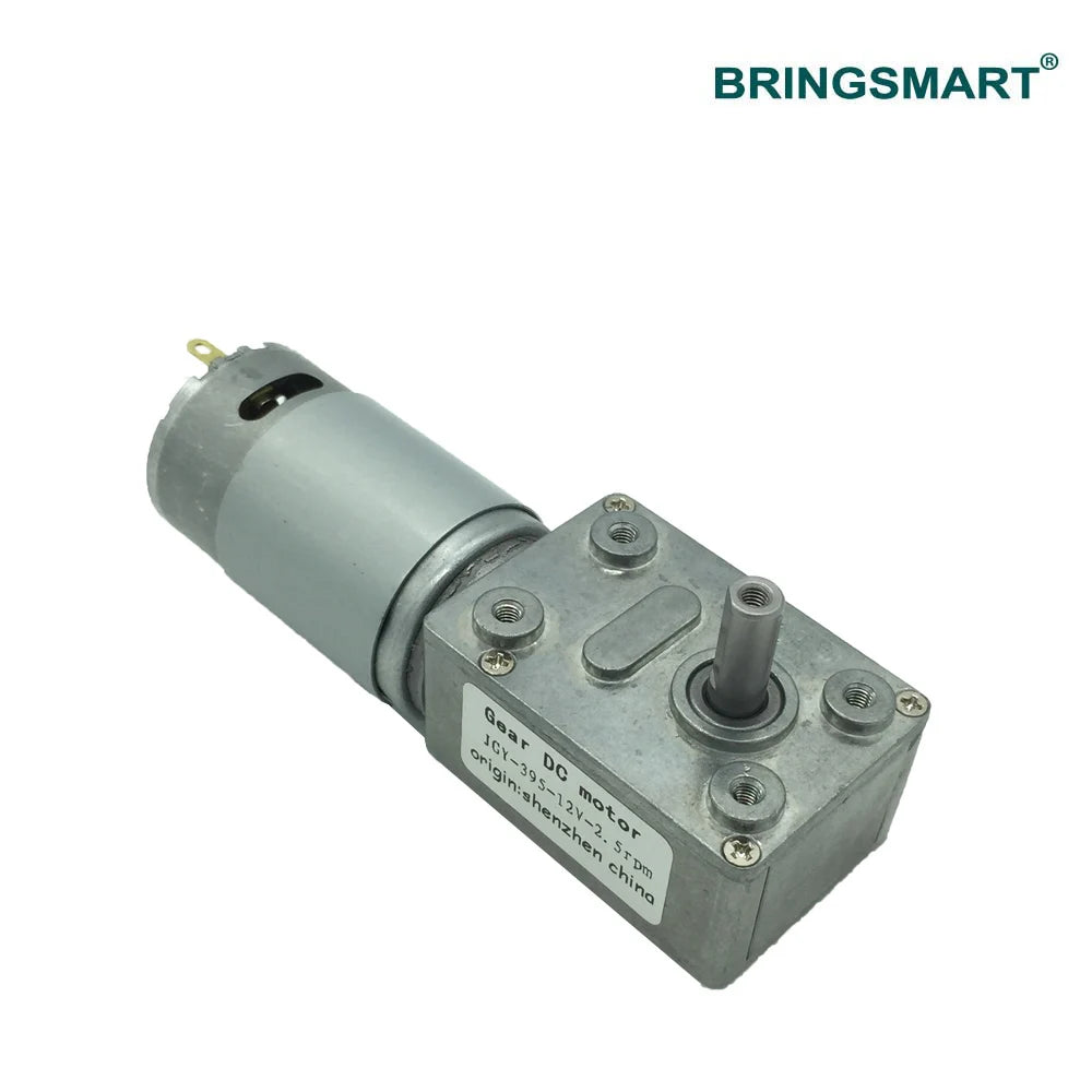 12V/24V DC Worm Gear Motor, Low Speed 2.5-210RPM