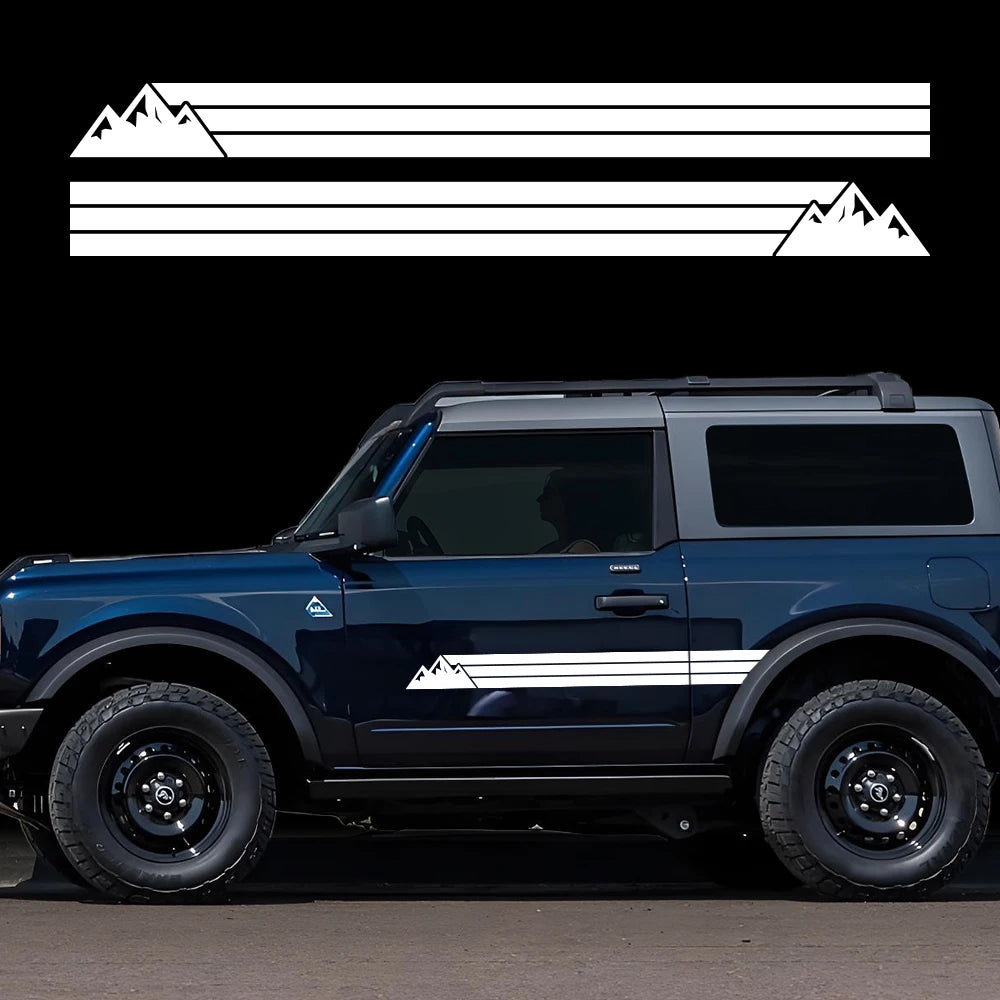 Door Side Stripe Decal Kit for Bronco