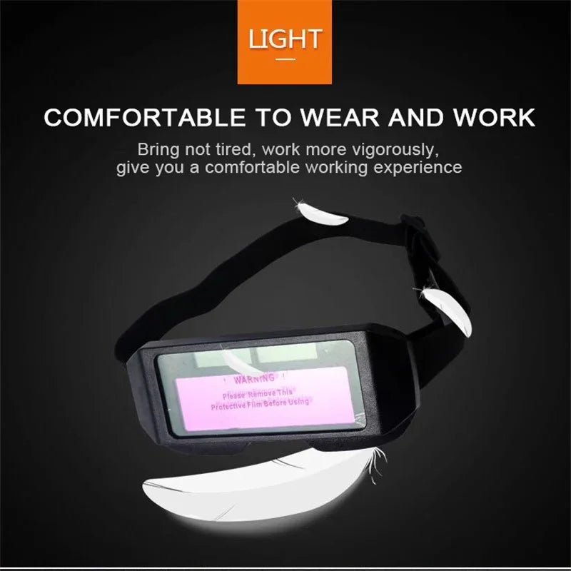 Welding Goggles Automatic Solar Automatic Darkening Safety Glasses UV Protective Welding Goggles Welder Glasses Protective Tools
