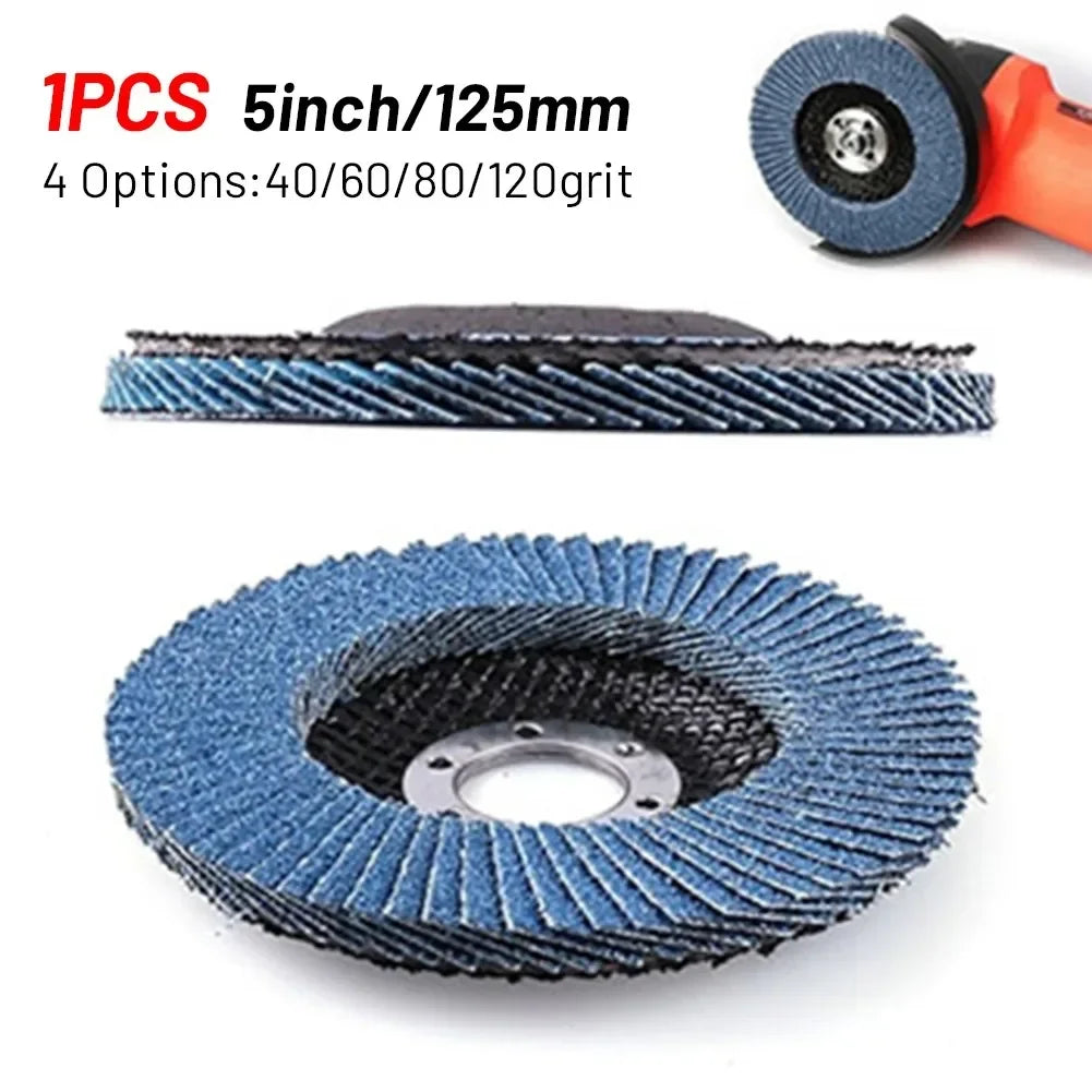 125mm 5 Inch Grinding Wheels Flap Discs Sanding Disc Abrasive Tool for Angle Grinder Metal Disco Diamantado Milling 40 60 80 120