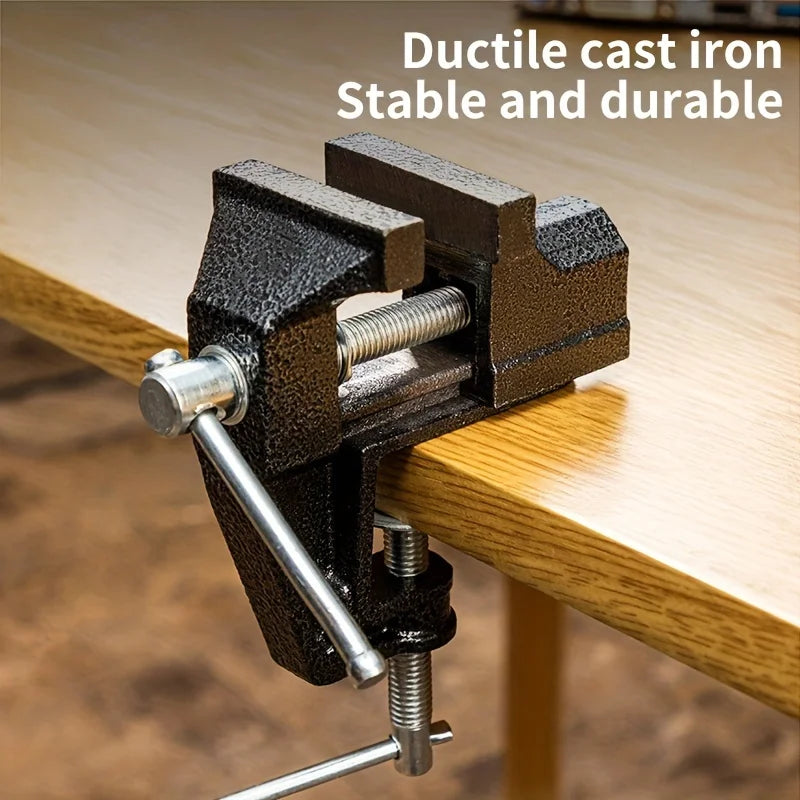 Heavy-Duty Small Bench Vise – Workbench Industrial Grade