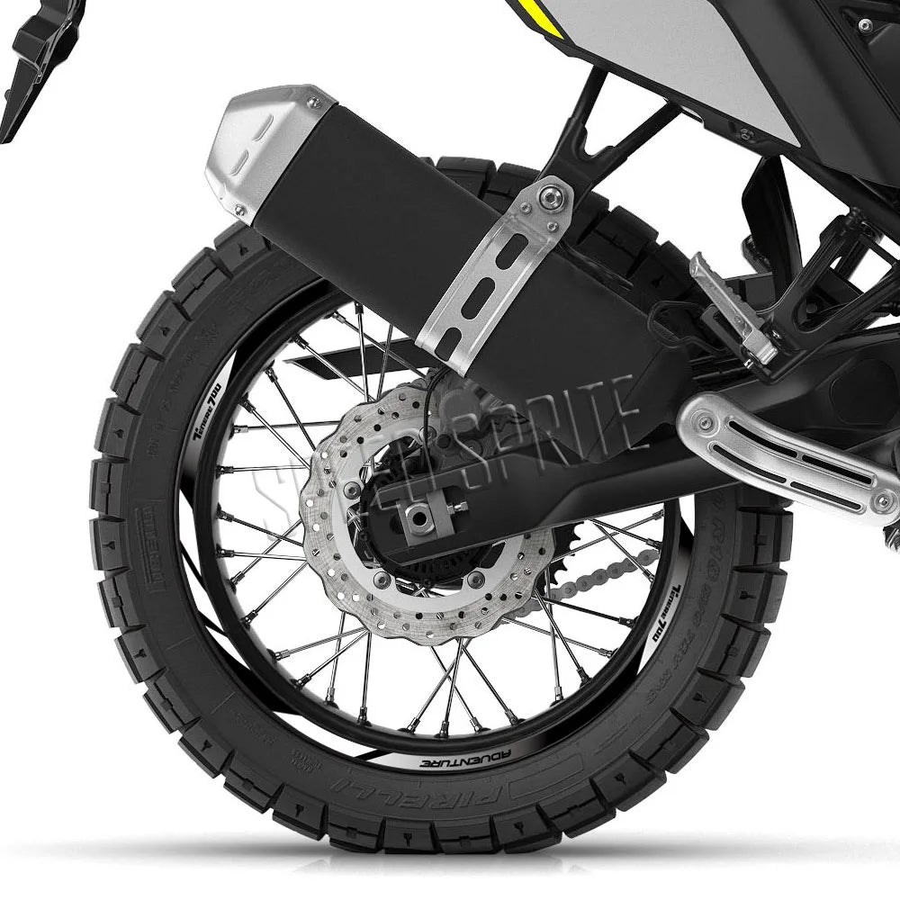 Reflective Wheel Rim Stripe Decals for Yamaha Tenere 700 - view 5