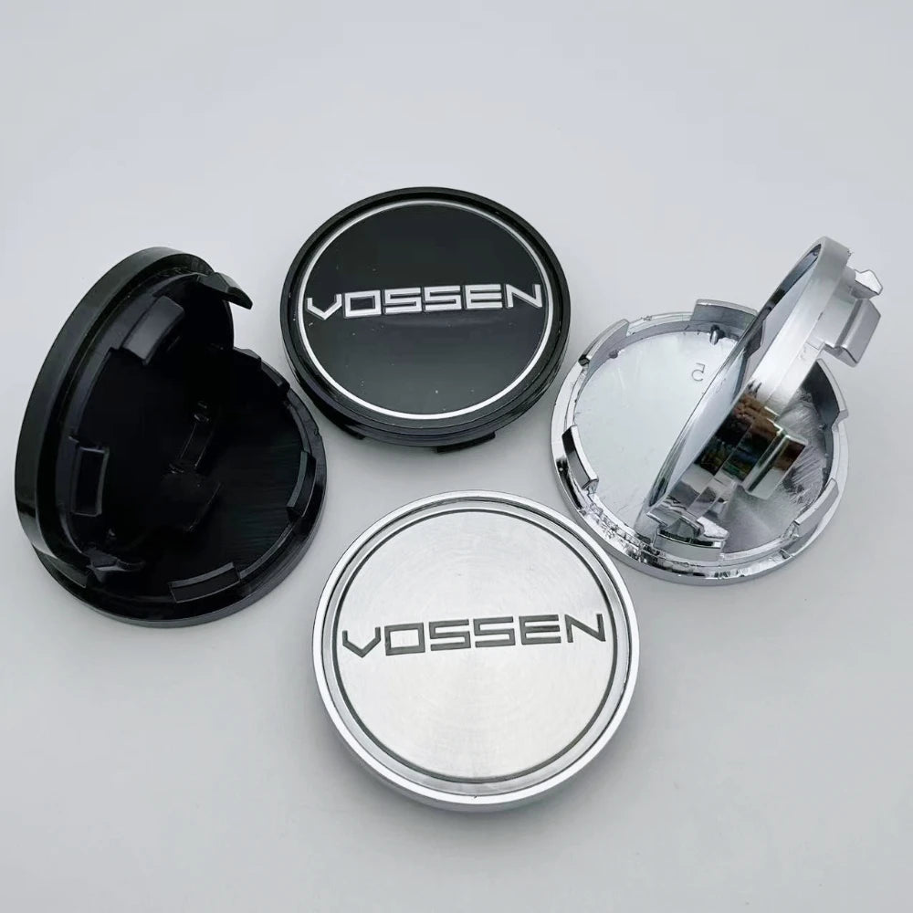 Vossen Logo Wheel Center Caps, 65mm 4-Pack