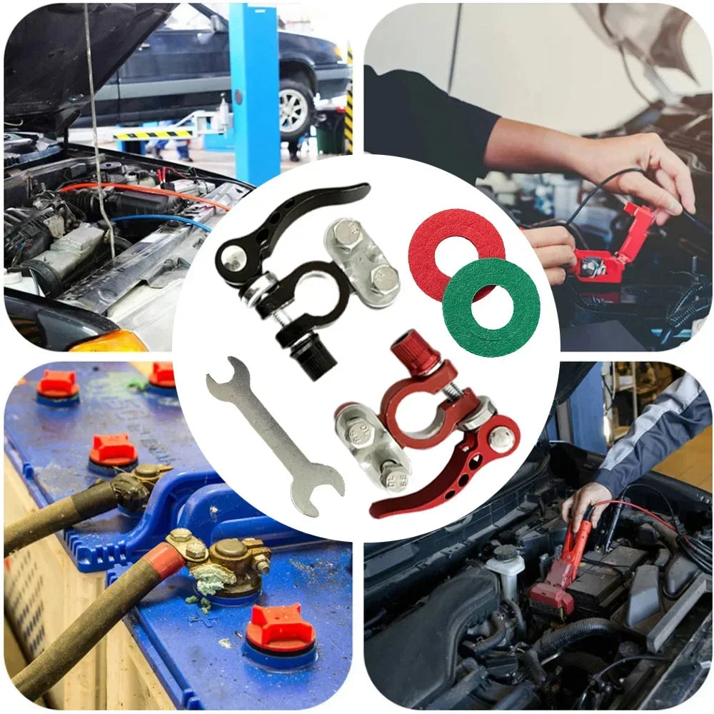 Heavy Duty Car Battery Terminal Connectors for Car, Caravan, Boat