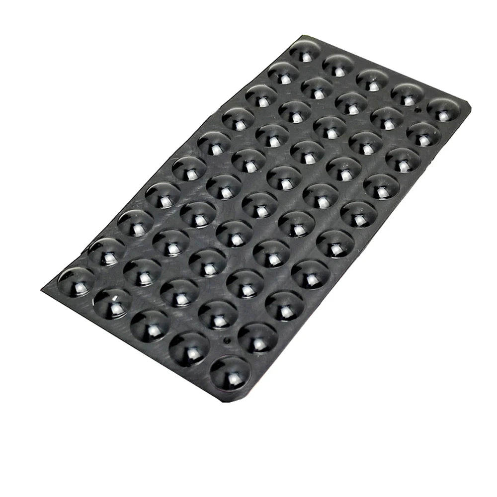Self-Adhesive Silicone Cabinet Door Bumper Pads, Black or Clear - view 14