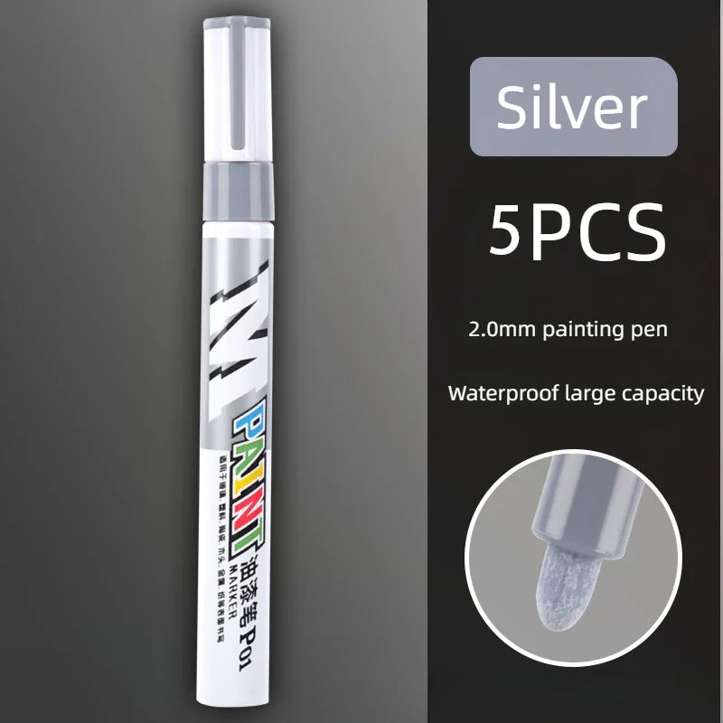 Car Touch-Up Paint Pen with Tire Tread Marker